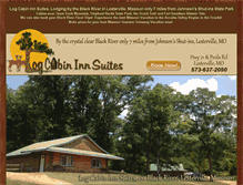 Tablet Screenshot of cabins-missouri.com
